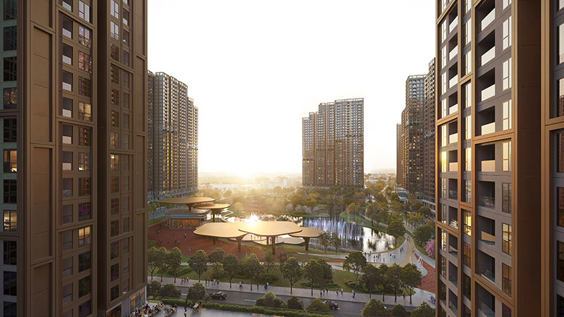 đầu tư The Cityon - công viên trung tâm 3,6 ha – trái tim xanh của dự án